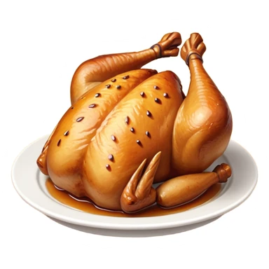 Rotisserie chicken sticker