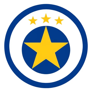 The real logo of the danish football club Brøndby IF and the way it really looks in real life sticker