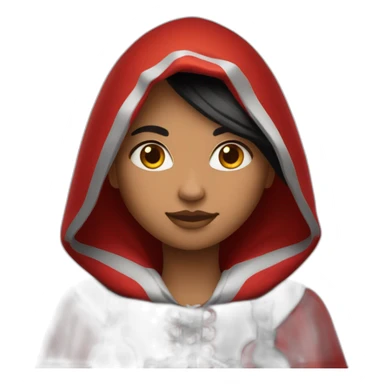 red-ridding-hood-long-straight-black-hair-with-white-streak-hair sticker