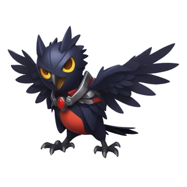 Corviknight Litten sticker