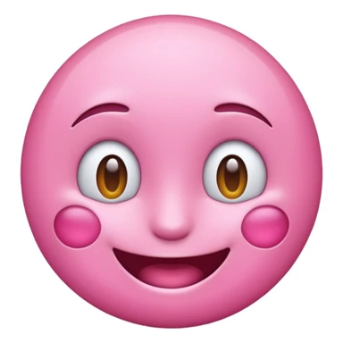 pretty pink emoji sticker