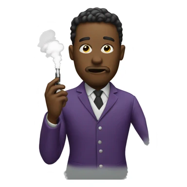 emoji vaping sticker