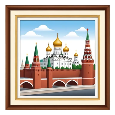 moscow kremlin sticker