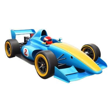 Formula racing field sticker