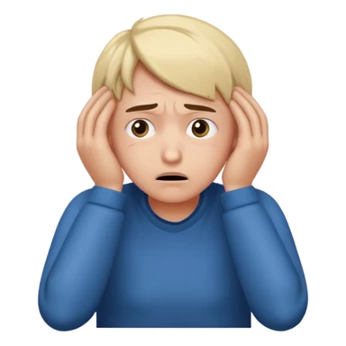 Head scratcher  sticker