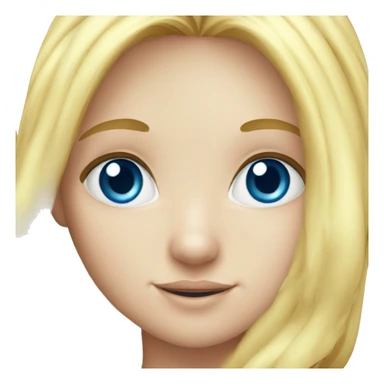 Blue eyed, blond haired, fairy sticker