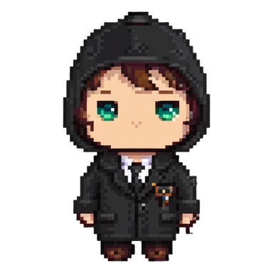 Штирлиц, the spy, with a mysterious expression sticker