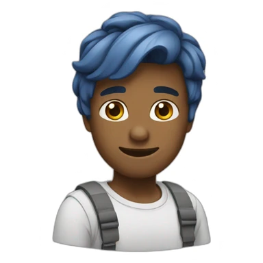 Emoji qui boude sticker
