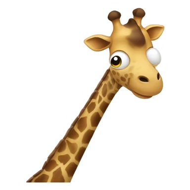 Bye giraffe sticker