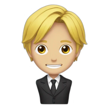 Sanji live action sticker