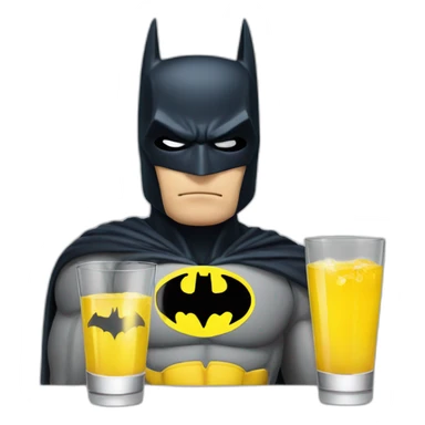 batman drink vodka sticker