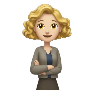 Elizabeth borne sur une borne kilométrique sticker