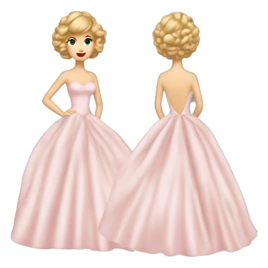 taylor swift wearing big ball gown sticker