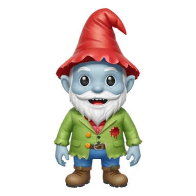   jeff koons inflatable puffy halloween zombie gnome sticker