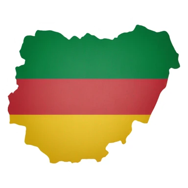 lithuania country shape sticker
