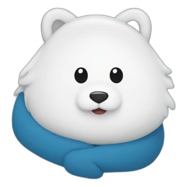 Ein blauer Kreis mit einem weißen Haken darin. sticker