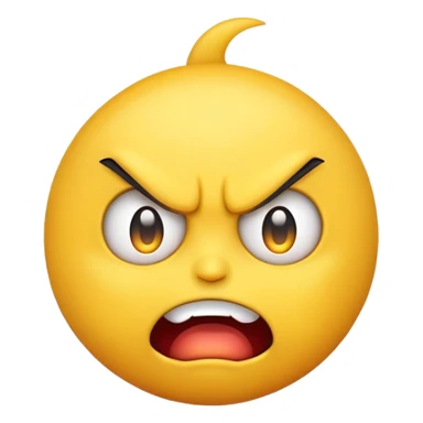 emoji showing anger  sticker