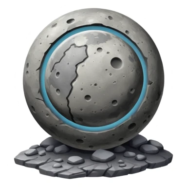 realistic mercury planet emoji sticker