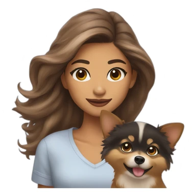 ZENDAYA WITH POMCHI sticker