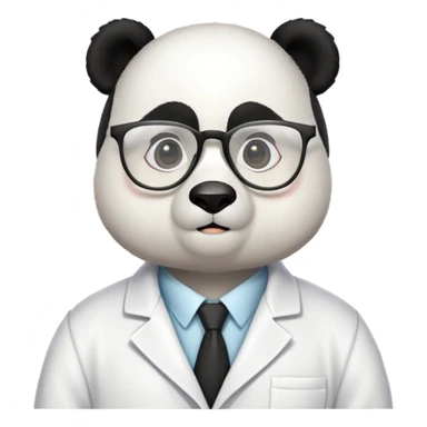 panda psychologist sticker