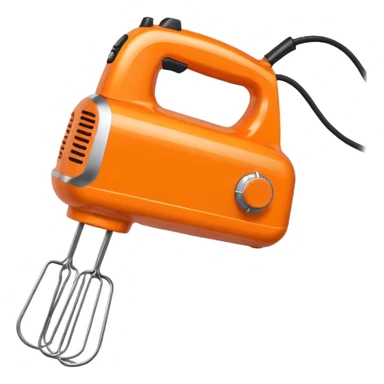 hand mixer orange colour sticker