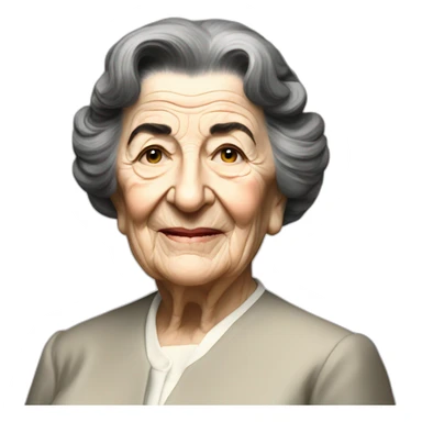 Golda Meir sticker