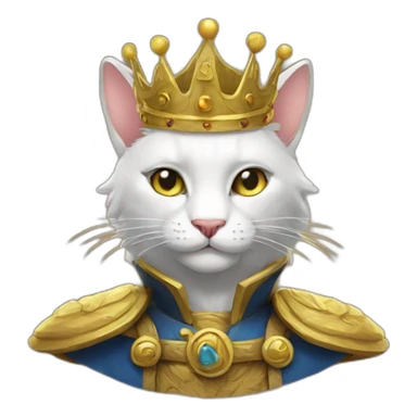 cat king sticker