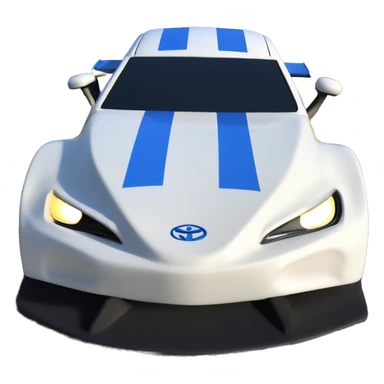 Radio Controlled Captain Rex themed 2013 Toyota 86 shaped like a Formula One race car with exposed turbine wheels  sticker