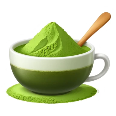 Matcha green tea sticker