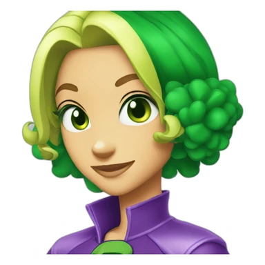clover from totally spies sticker