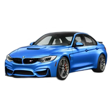 blue f80 m3 sticker