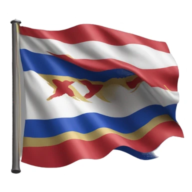 Assyrian flag sticker