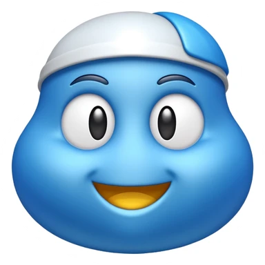 Quiero un emoji de verificando azul y que tenga un visto blanco en medio sticker