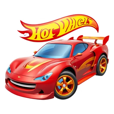 hot wheels logo sticker