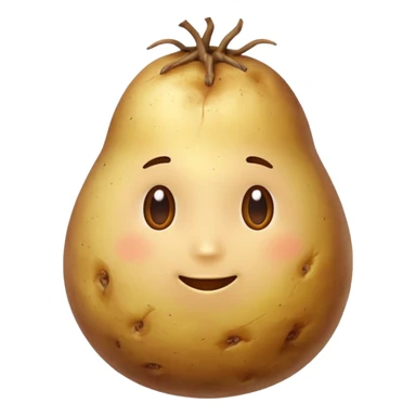 boiled potato simple energy food sticker