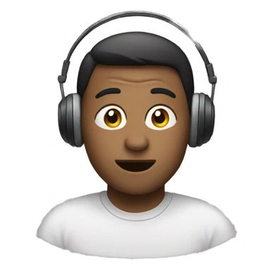 Listening with both ears sticker