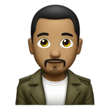 el monito de black eyes peas para tatuaje sticker