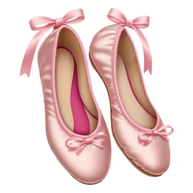 pink ballerine shoe sticker