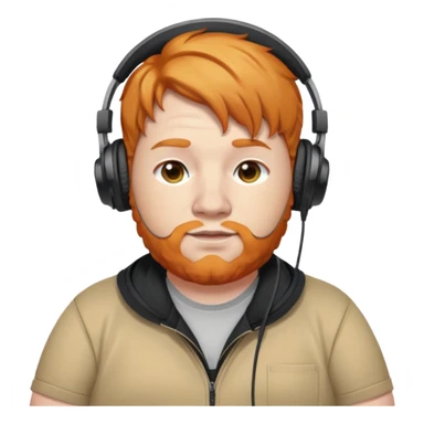 CaseOh, the fat ginger streamer sticker