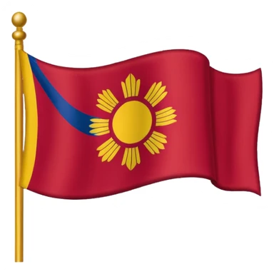 Tibet map flag sticker