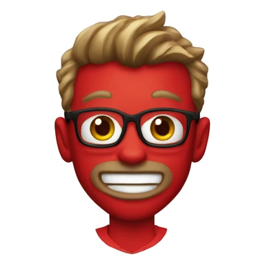 red devil of manchester united sticker