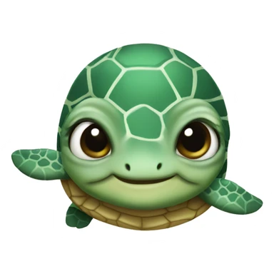 Sea turtle baby sticker
