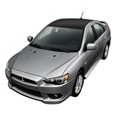mitsubishi lancer sticker