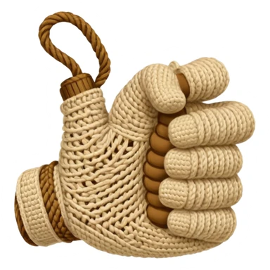 crochet thumbs down sticker