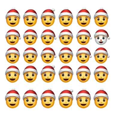 Can you make different Christmas emojis  sticker