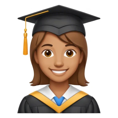 graduado riendo sticker