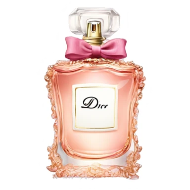 Rococo Miss dior perfume sticker