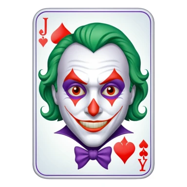 joker's card sticker