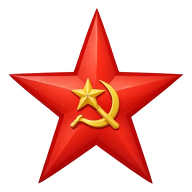 pure logo of communist party without star sticker