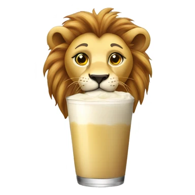 lion with lassi sticker